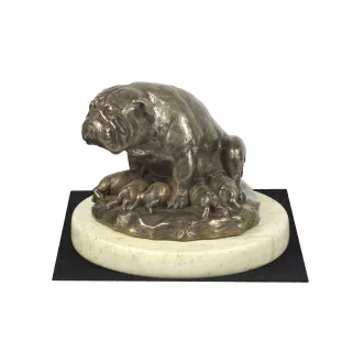 Bulldog II statuetka na piaskowym kamieniu Art-Dog