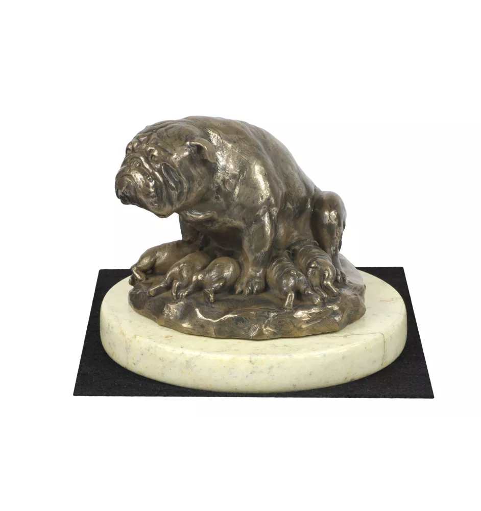 Bulldogge II - Hundestatue, Hundesilhouettefigur, Trophäe für die Hundeausstellung der Marke Art-Dog