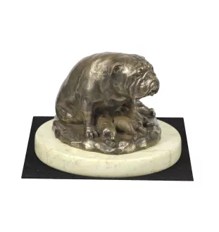Bulldog II - dog figurine, dog silhouette figurine, trophy for Art-Dog dog show exhibition