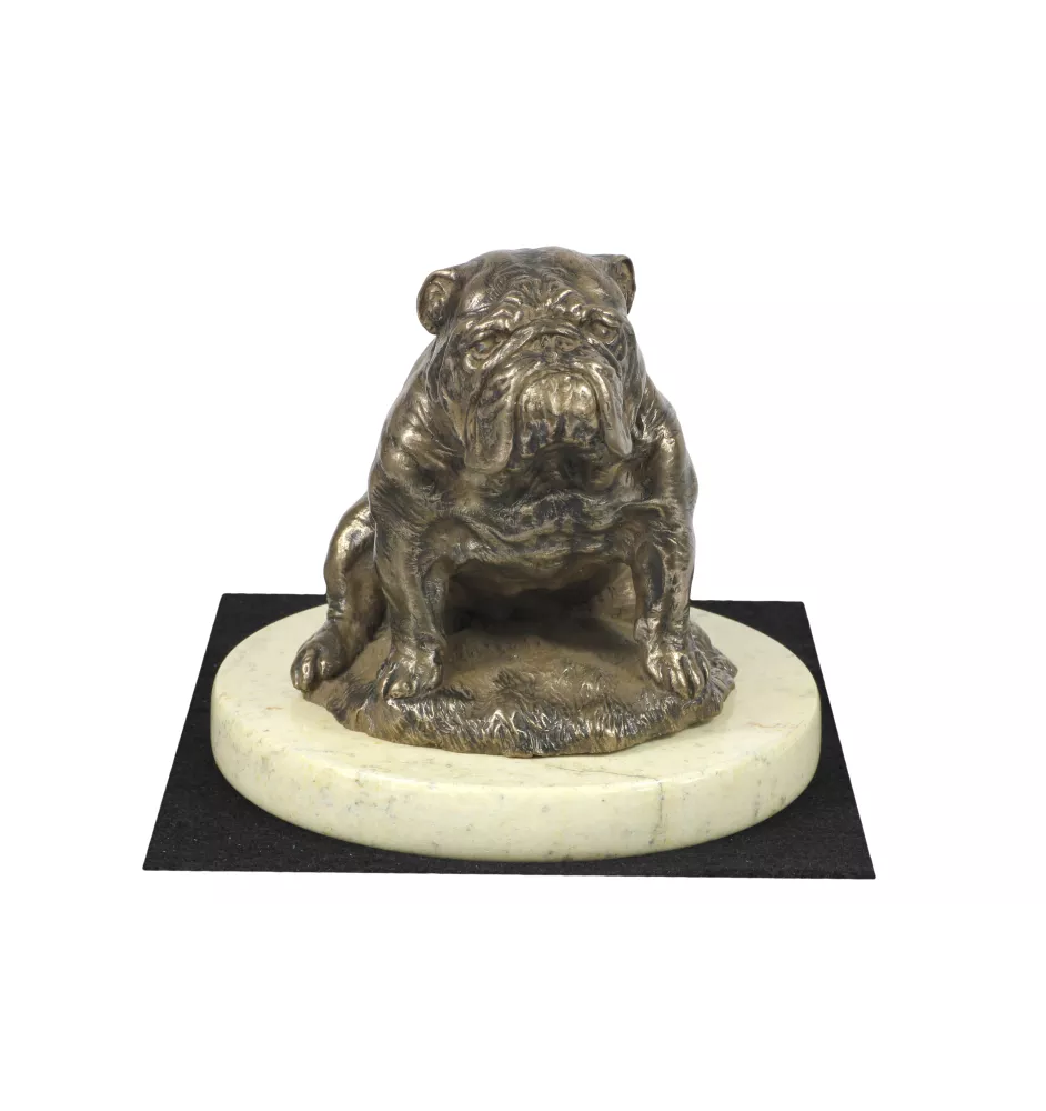 Bulldog III statuetka na piaskowym kamieniu Art-Dog
