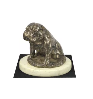 Bulldog III - dog figurine, dog silhouette figurine, trophy for Art-Dog dog show exhibition