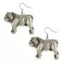 Bulldog, English Bulldog, British Bulldog I - hanging earrings with dogs, charming jewelry for a dog mom, a gift for a girl from the Art-Dog brand