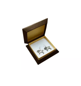Bulldog, Bulldog anglais I - boucles d'oreilles pendantes avec des chiens, bijoux charmants pour maman de chien, cadeau pour fille de la marque Art-Dog