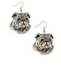 Bulldog, Englische Bulldogge II - Hängende Ohrringe mit Hunden, entzückender Schmuck für Hunde-Mama, Geschenk für Mädchen von der Marke Art-Dog