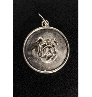 Buldog angielski naszyjnik z medalikiem Art-Dog