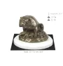 Bulldog II - dog figurine, figure on a white base, trophy for Art-Dog dog show exhibition