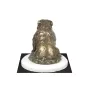 Bulldog III statuetka na białym drewnie Art-Dog