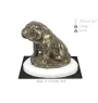 Bulldog III statuetka na białym drewnie Art-Dog