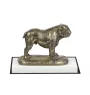 Buldog statuetka na białym drewnie Art-Dog