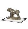 Buldog statuetka na białym drewnie Art-Dog