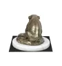 Bulldog II - une statuette de chien, une figurine en marbre blanc, un trophée pour l'exposition de chiens de la marque Art-Dog