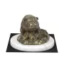Bulldog II - une statuette de chien, une figurine en marbre blanc, un trophée pour l'exposition de chiens de la marque Art-Dog