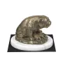 Bulldog II - une statuette de chien, une figurine en marbre blanc, un trophée pour l'exposition de chiens de la marque Art-Dog