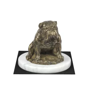 Bulldog III statuetka na jasnym kamieniu Art-Dog