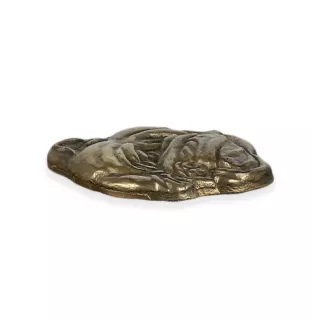 Bulldog - bas-relief of a dog, small decoration, realistic plaque with the Art-Dog brand
