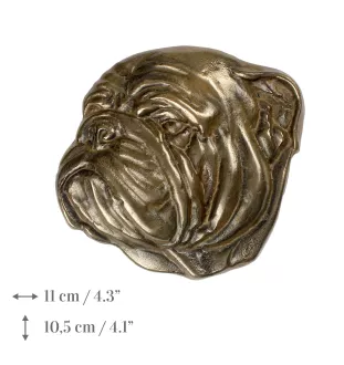 Bulldogge I - Gedenktafel mit Hund, personalisierten Dank, Auszeichnung, Diplom mit Widmung der Marke Art-Dog