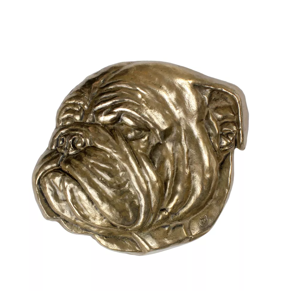 Bulldog II - plaque commémorative avec chien, remerciement personnalisé, récompense, diplôme avec dédicace de la marque Art-Dog