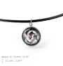 Bulldog, English Bulldog, British Bulldog - jewelry with your photo box, set of necklace and earrings, personalized products from the Art-Dog brand