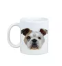 Bulldog, English Bulldog, British Bulldog - cup with a geometric dog image and the inscription Art-Dog