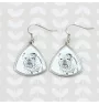 Bulldog, Englische Bulldogge - Hund Ohrringe, hängende Ohrringe mit Bild, personalisierter Schmuck mit dem Aufdruck der Marke Art-Dog