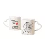 Bulldog, English Bulldog, British Bulldog - cup with a dog, adorable cup with a heart-shaped handle, universal gift from the Art-Dog brand