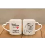 Bulldog, English Bulldog, British Bulldog - cup with a dog, adorable cup with a heart-shaped handle, universal gift from the Art-Dog brand