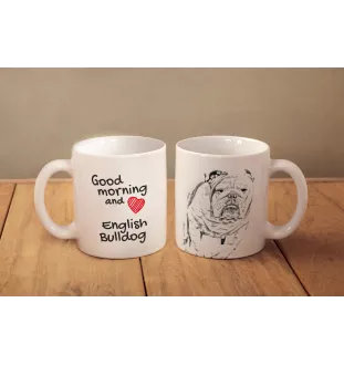 Bulldog, Englische Bulldogge - Tasse mit Hund, Tasse mit Bild, personalisiertes Geschenk der Marke Art-Dog