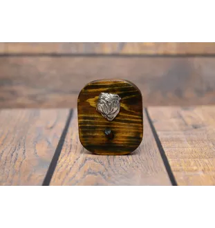 Bulldog, Englische Bulldogge II - Leinenhalter, Hundemedaillehalter, Schlüsselhaken der Marke Art-Dog