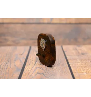 Buldog angielski wieszak drewniany pojedynczy Art-Dog