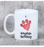 Buldog kubek z psem I love Art-Dog