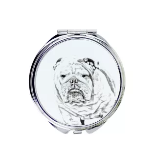 Buldog lusterko ze zdjęciem psa Art-Dog
