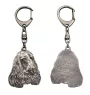 English Cocker Spaniel I - Silver-plated key ring with dog, handbag decoration, backpack pendant by Art-Dog brand