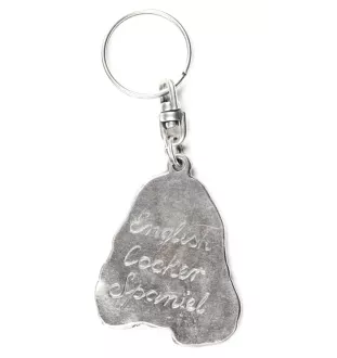 Cocker spaniel anglais I - Pendentif chien argenté, décoration de sac à main, pendentif sac à dos par la marque Art-Dog