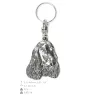 English Cocker Spaniel I - Silver-plated dog pendant, handbag decoration, backpack pendant by Art-Dog brand