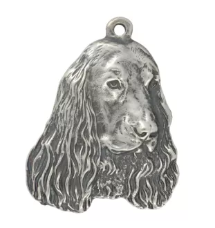 English Cocker Spaniel, Englische Cockerspaniel  I - Versilberte Hund Anhänger, Handtasche Dekoration, Rucksack-Anhänger von Art-Dog Marke