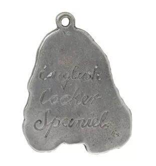 English Cocker Spaniel, Englische Cockerspaniel  I - Versilberte Hund Anhänger, Handtasche Dekoration, Rucksack-Anhänger von Art-Dog Marke