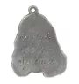 English Cocker Spaniel I - Silver-plated dog pendant, handbag decoration, backpack pendant by Art-Dog brand