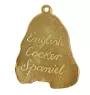 English Cocker Spaniel, Englische Cockerspaniel  I - Vergoldeter Schlüsselanhänger mit Hund in Geschenkbox, Handtaschen-Dekoration, Luxus-Accessoire der Marke Art-Dog