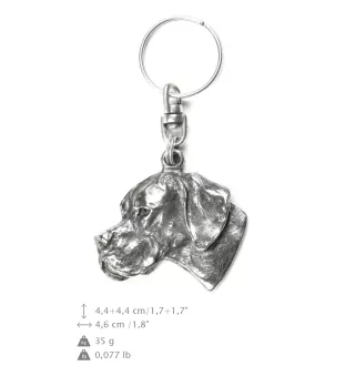 Pointer I brelok do kluczy posrebrzany Art-Dog