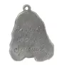 Cocker spaniel anglais I - Porte-clés argenté avec un chien dans une boîte cadeau, décoration de sac à main, pendentif de sac à dos par la marque Art-Dog
