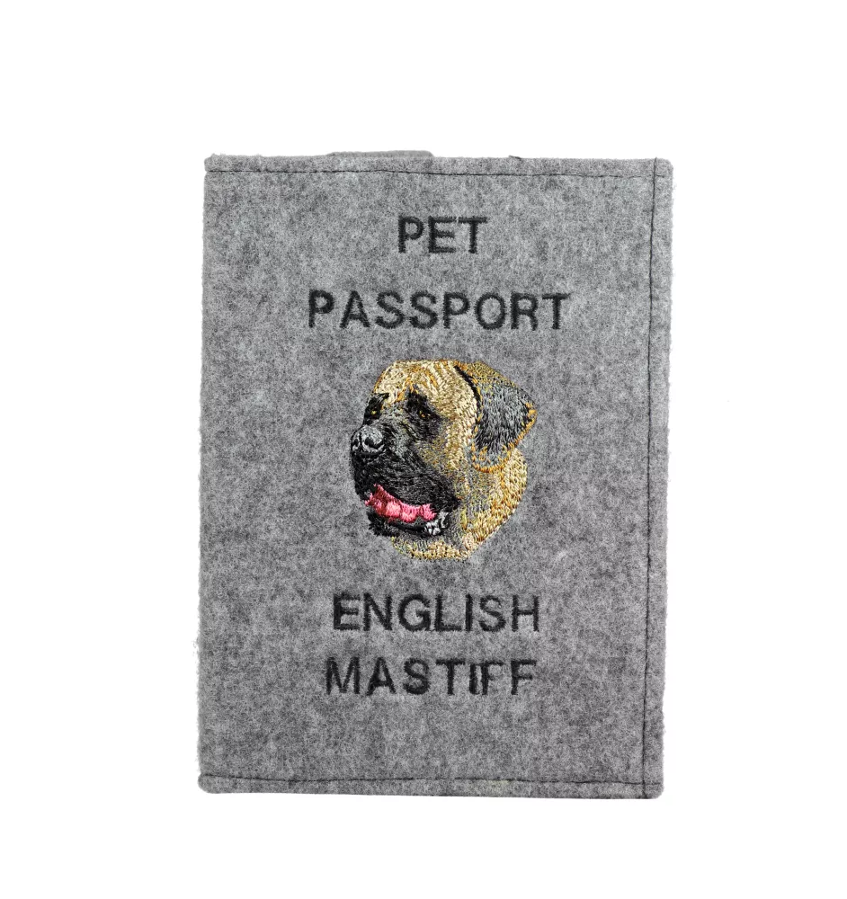 Mastif angielski etui na paszport Art-Dog