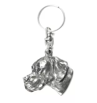 English Pointer, Englischer Pointer I - Versilberter Anhänger mit einem Hund in einer dekorativen Box, Handtaschenschmuck, Rucksackanhänger der Marke Art-Dog