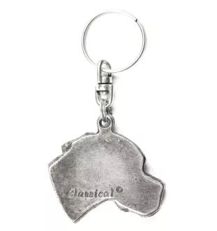 English Pointer, Englischer Pointer I - Versilberter Anhänger mit einem Hund in einer dekorativen Box, Handtaschenschmuck, Rucksackanhänger der Marke Art-Dog
