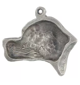 English Pointer - Silver-plated pendant with a dog in a decorative box, handbag decoration, backpack pendant by Art-Dog brand