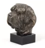 Mastiff, Mastiff anglais - Statue de chien, buste sur socle en pierre, sculpture, trophée pour exposition canine par la marque Art-Dog