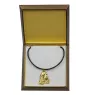 Cocker spaniel anglais I - Collier de chien dans une boîte cadeau, pendentif plaqué or pour les fans de chiens, bijoux remarquables par Art-Dog