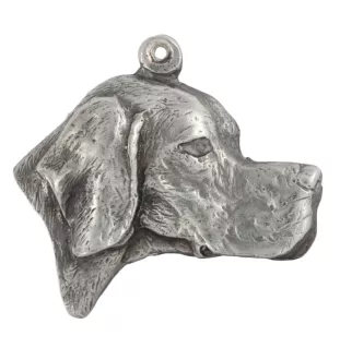 English Pointer, Englischer Pointer - Versilberter Schlüsselanhänger mit Hund in einer Geschenkbox, Handtaschenschmuck, Rucksackanhänger der Marke Art-Dog