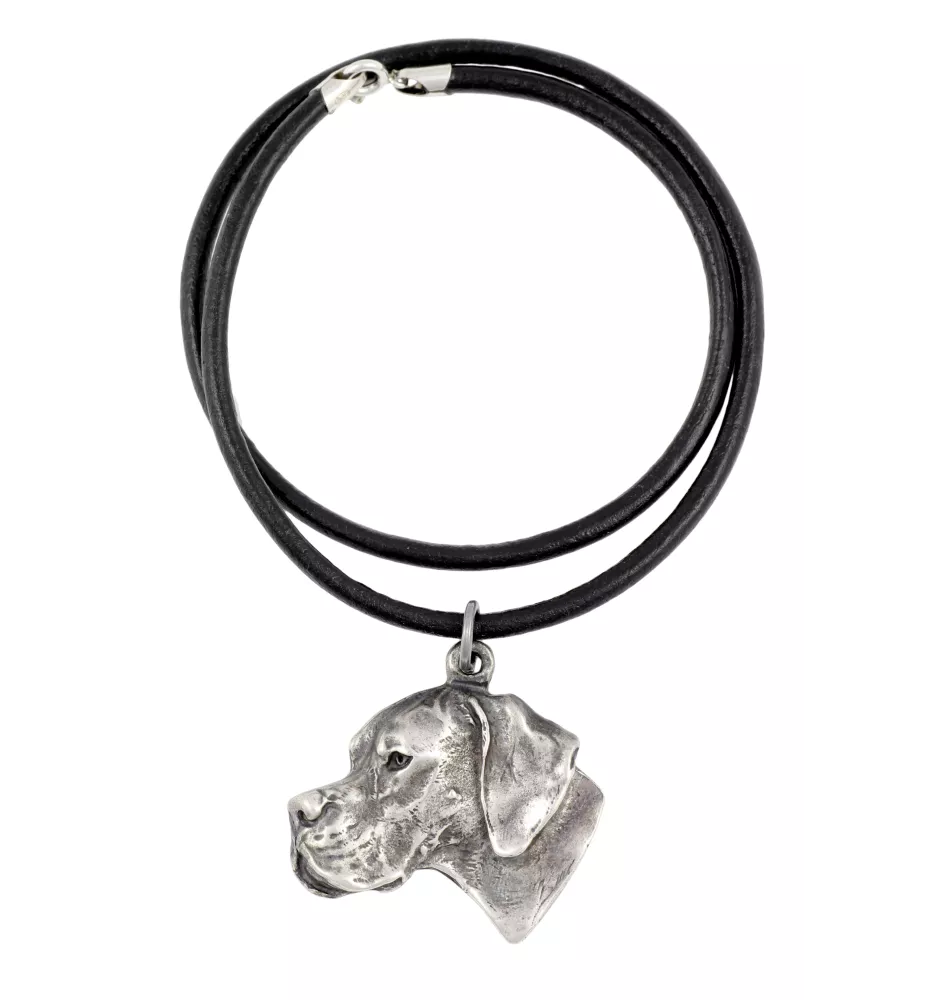 English Pointer, Englischer Pointer I - Halskette mit Hund, versilberter Anhänger für Hundefans, einzigartiger Schmuck der Marke Art-Dog