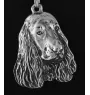 English Cocker Spaniel I - Dog necklace in gift box, silver-plated locket for dog fan, striking pendant by Art-Dog brand