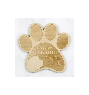 Mastiff, englischer Mastiff - Tasse Untersetzer, graviert Untersetzer mit Hund, Geschenk für Hundeliebhaber von Art-Dog Marke